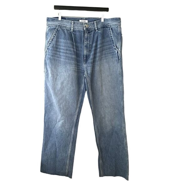 RE/DONE Utility Loose Jeans Sz 32 Vintage Fade Denim High Rise NWT $395 - Picture 7 of 12
